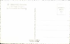 CPA Deauville La Plage Fleurie La Promenade des Planches