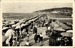 CPA Deauville La Plage Fleurie La Plage