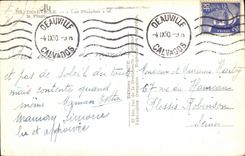 CPA Deauville La Plage Fleurie La Plage