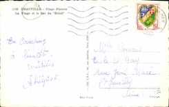 CPA Deauville Plage Fleurie La Plage et le Bar du Soleil