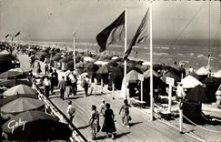 CPA Deauville La Plage Fleurie La Promenade des Planches