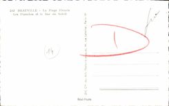 CPA Deauville Plage Fleurie Les Planches et le Bar du Soleil