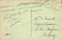 CPA Deauville La Plage Fleurie Les Planches