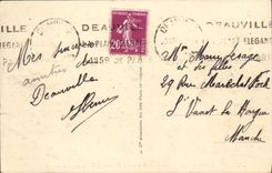 Tableros de Deauville de la POSTAL de la VENDIMIA y nuevos banos