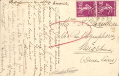 CPA Deauville La Plage Fleurie Le Chemin de Planches et la Plage