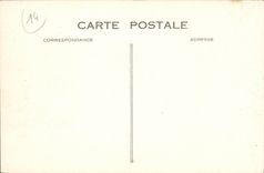 POSTAL Deauville de la VENDIMIA la playa florecida entrada de la playa