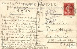 VINTAGE POSTCARD Lisieux and its Surroundings Castle of Bouttemont