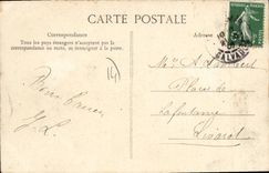 VINTAGE POSTCARD Lisieux and its Surroundings Remainders of L abbey of the Valley Richer founded in L year 1167 and tranformee in castle