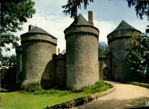 MODERN CARD In Normandy Fortress of Lassay of the XV E S