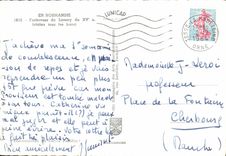 MODERN CARD In Normandy Fortress of Lassay of the XV E S