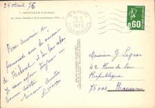 MODERN CARD Honfleur the Old Basin and Lieutenancy Boat