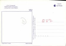 MODERN CARD Honfleur L locks of the Old Basin Boat