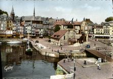 MODERN CARD Honfleur the Old Basin of Lieutenancy