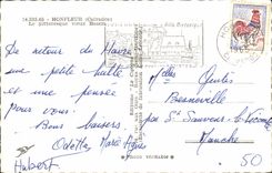 MODERN CARD Honfleur the Picturesque Old man Basin Painter