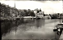 CPM Honfleur Le Vieux Bassin 