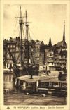 CPA Honfleur Les Vieux Bassin Quai Ste Catherine Bateau Voilier 