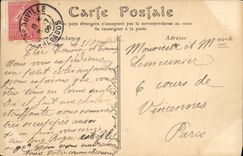 CPA Route de Trouville Honfleur Les Creuniers