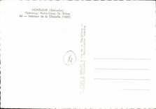 POSTAL MODERNA interior de Honfleur Notre Dame de la camara acorazada