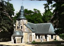 Camara acorazada Notre Dame de Grace de Honfleur de la POSTAL de la VENDIMIA