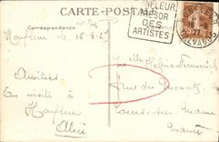 Camara acorazada de Honfleur Notre Dame de la POSTAL de la VENDIMIA de la tolerancia