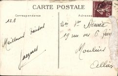POSTAL Honfleur Notre Dame de la VENDIMIA de la tolerancia la virgen