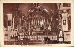 CPA Honfleur Interieur de Notre Dame De la Grace