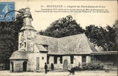 POSTAL Honfleur Notre Dame de Grace Vault de la VENDIMIA