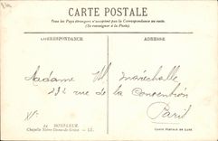CPA Honfleur Chapelle Notre Dame