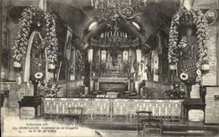 CPA Honfleur La Chapelle Notre Dame de Grace Interieur 