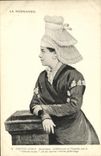 CPA Honfleur Normandie Folklore Costume 
