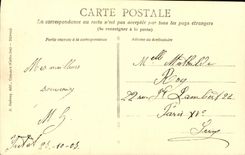 Imperio del folklore del traje de Honfleur de la POSTAL de la VENDIMIA 1r