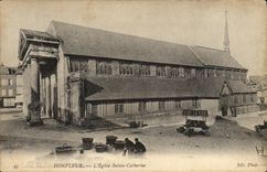 CPA Honfleur L Eglise Sainte Catherine