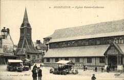 CPA Honfleur Eglise Sainte Catherine