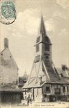 POSTAL Honfleur L iglesia Catherine santa de la VENDIMIA