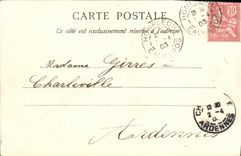 POSTAL Honfleur de la VENDIMIA la torre cuadrada de L iglesia Saint Catherine Marche