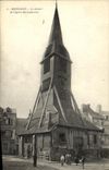 POSTAL Honfleur de la VENDIMIA la Campana torre de L iglesia Saint Catherine