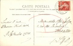 POSTAL Honfleur de la VENDIMIA la Campana torre de L iglesia Saint Catherine