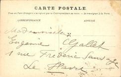 POSTAL Honfleur de la VENDIMIA la Campana torre de L de la iglesia TAPA de Catherine Marche Saint