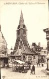 CPA Honfleur L Eglise Saint Catherine Marche