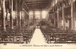 CPA Honfleur Interieur de Saint Catherine