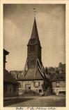 Iglesia co de Honfleur de la POSTAL de la VENDIMIA  Catherine la campana torre