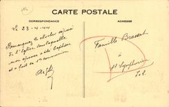 POSTAL Honfleur L iglesia Sainte Catherine Marche de la VENDIMIA