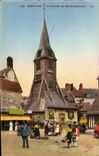 POSTAL Honfleur de la VENDIMIA la Campana torre Sainte de Catherine