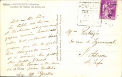 CPA Honfleur Le Clocher de Sainte Catherine