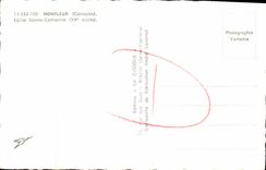 POSTAL MODERNA Honfleur L iglesia Sainte Catherine