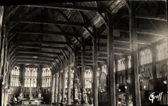 CPM Honfleur Interieur de L Eglise Sainte Catherine