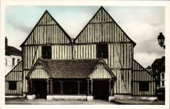 POSTAL MODERNA puerta de Honfleur de la iglesia Sainte Catherine