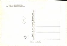 POSTAL MODERNA Honfleur la iglesia Sainte Catherine Hostellerie Lechat de la Campana torre