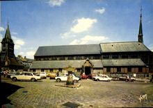 POSTAL MODERNA iglesia Sainte Catherine de Honfleur