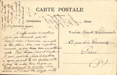 POSTAL Honfleur de la VENDIMIA en el marinero